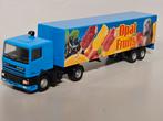 Lion car Daf 95 Opal Fruits ijs  trailer 1:50, Ophalen of Verzenden, Bus of Vrachtwagen, Zo goed als nieuw, Lion Toys