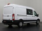 Ford Transit 2.0TDCi 130PK L3H2 Dubbele Cabine | 7-Persoons, Voorwielaandrijving, Gebruikt, Zwart, 4 cilinders