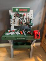 Bosch Speelgoed Werkbank - Compleet!, Ophalen, Zo goed als nieuw, Knutselen, Met geluid