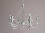 Te Koop witte kroonlamp., Huis en Inrichting, Lampen | Kroonluchters, Ophalen, Zo goed als nieuw