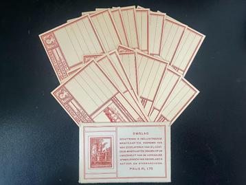 Historische serie stadsgezichten 16 kaarten met omslag beschikbaar voor biedingen