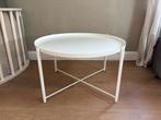 Witte Salontafel - 70cm doorsnede, Ophalen, Gebruikt, Rond, 50 tot 100 cm