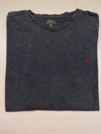 Ralph lauren longsleeve - donker grijs, Kleding | Heren, T-shirts, Maat 48/50 (M), Ophalen of Verzenden, Zo goed als nieuw, Grijs