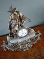 Antieke Franse pendule met jager, Antiek en Kunst, Antiek | Klokken, Ophalen