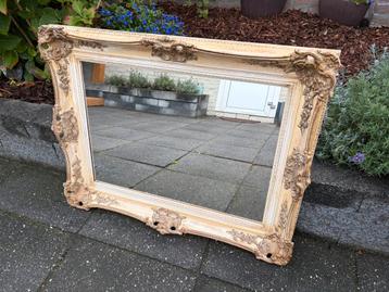 Brocante barok spiegel 90x70 izgst. beschikbaar voor biedingen