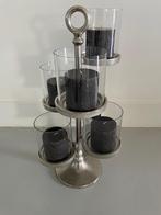 zware, metalen kandelaar Rivièra maison, Huis en Inrichting, Woonaccessoires | Kandelaars en Kaarsen, Ophalen of Verzenden, Zo goed als nieuw