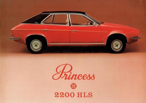 Folder Princess 2200 HLS (ca.1976), Boeken, Auto's | Folders en Tijdschriften, Gelezen, Overige merken, Verzenden