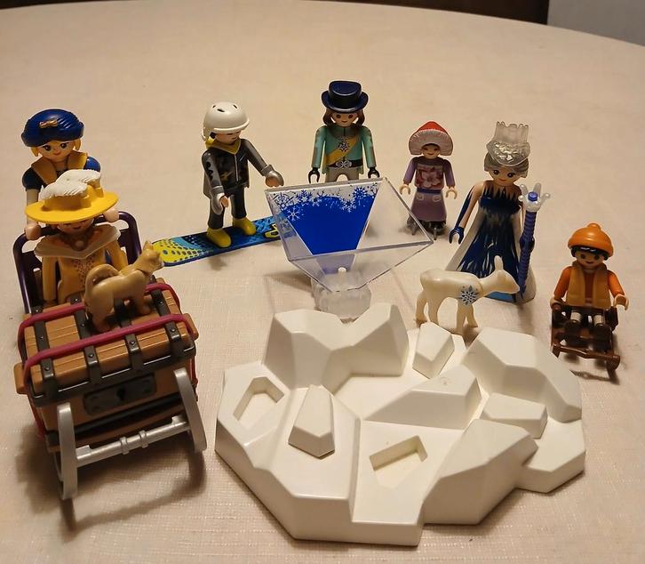 Playmobil winterpret met prinses IJskristal, Kinderen en Baby's, Speelgoed | Playmobil, Ophalen of Verzenden