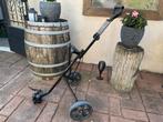 Golftrolley 2 wielen, duw/trek, incl. Spikes, Sport en Fitness, Golf, Ophalen, Gebruikt, Golfkar