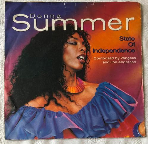 Vinyl singeltje donna summer 1982, Cd's en Dvd's, Vinyl Singles, Zo goed als nieuw, Single, Pop, 7 inch, Ophalen of Verzenden