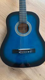 CLX Caldez 43 classic blue gitaar, Klassieke of Spaanse gitaar, Zo goed als nieuw, Ophalen
