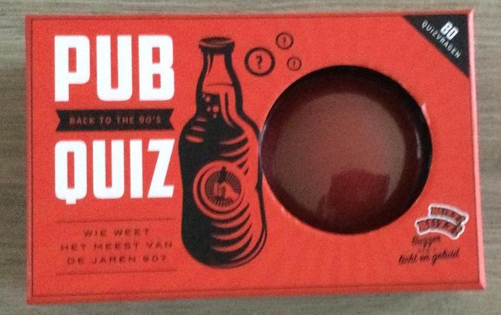 Pub Quiz jaren 80, Hobby en Vrije tijd, Gezelschapsspellen | Bordspellen, Gebruikt, Een of twee spelers, Drie of vier spelers