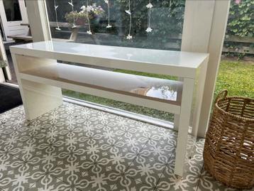 Ikea “Lack” tafel wit glans