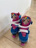 K3 rolschaatsen regenboog - maat 30/33 - donkerblauw, Verstelbaar, Kinderen, Ophalen of Verzenden, Zo goed als nieuw
