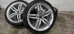 19" Audi A5 S5 A4 B9 S-line velgen Continental winterbanden, Auto-onderdelen, Banden en Velgen, 19 inch, Gebruikt, 255 mm, Banden en Velgen