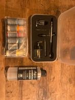 Airbrush Set met Acrylverf en Reiniger, Ophalen of Verzenden, Nieuw, Airbrush en Toebehoren