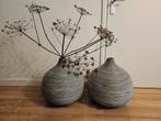 2 grote sier vazen/potten, Ophalen of Verzenden, Overige kleuren, Glas, Minder dan 50 cm
