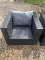 2 Lounge Stoelen met Kussens, Ophalen, Gebruikt, Loungeset, Wicker