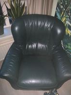 3 zits bank en 2 fauteuils , leer, Ophalen, Gebruikt, 200 tot 250 cm, Leer