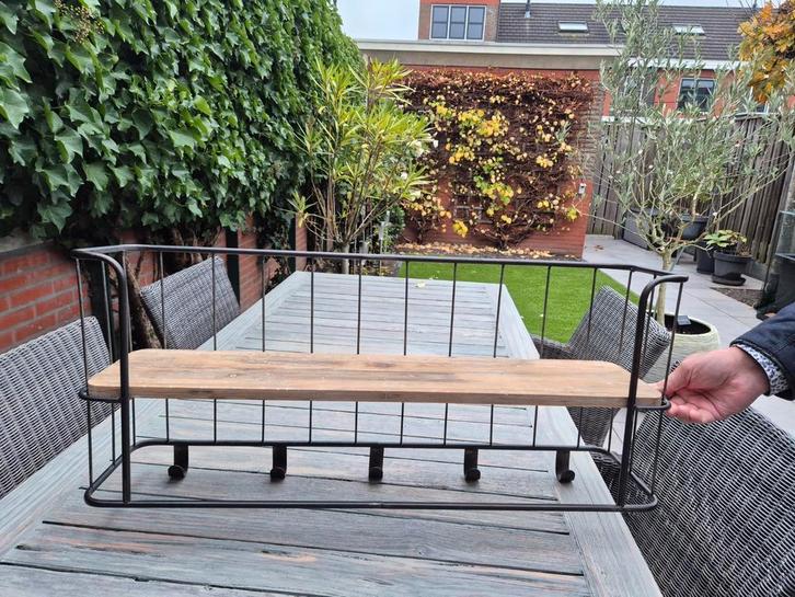 Bakkersrek, rek, wandplank, kapstok, Huis en Inrichting, Woonaccessoires | Wandplanken en Boekenplanken, Gebruikt, Ophalen
