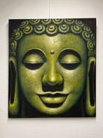 Olieverf schilderij Boeddha, Antiek en Kunst, Kunst | Schilderijen | Klassiek, Ophalen