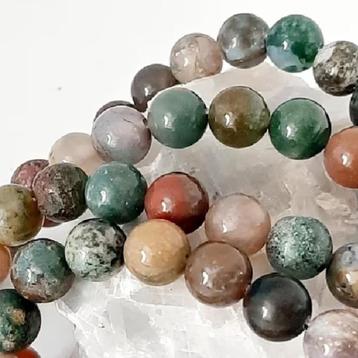 Streng Indian Agaat edelsteen kralen 8 mm beschikbaar voor biedingen