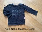 Koko Noko longsleeve. Maat 62., Kinderen en Baby's, Babykleding | Maat 62, Meisje, Ophalen of Verzenden, Zo goed als nieuw, Koko Noko