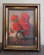 Klein botanisch schilderijtje gesigneerd door P. Tijssen, Ophalen of Verzenden