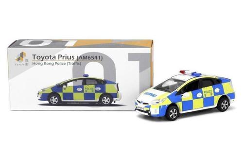 Toyota Prius van Tiny Toys Hong Kong Police 3 inch, Hobby en Vrije tijd, Modelauto's | Overige schalen, Nieuw, Auto, Ophalen of Verzenden