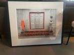 Foto Marc Verdoes Chinese deur 93x78 wit oranje, Ophalen