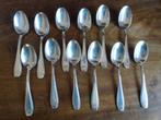 12 Verzilverde Dessertlepeltjes, Art Deco, Antiek en Kunst, Antiek | Bestek, Ophalen of Verzenden
