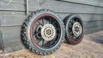 Derbi Senda / Aprilia sx50 velgen / wielen / Crossbanden 17', Fietsen en Brommers, Ophalen of Verzenden, Gebruikt, Overige typen