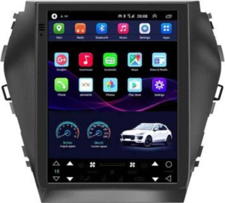 Android 13 Navigatie Hyundai Santa Fe IX45 carkit carplay, Auto diversen, Autoradio's, Nieuw, Ophalen of Verzenden