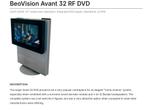 Beovision Avant 32 DVD - Perfect Geluid!, Gebruikt, 50 Hz, 80 tot 100 cm, Ophalen
