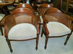4 klassiek Eiken eetkamer armstoelen, Ophalen