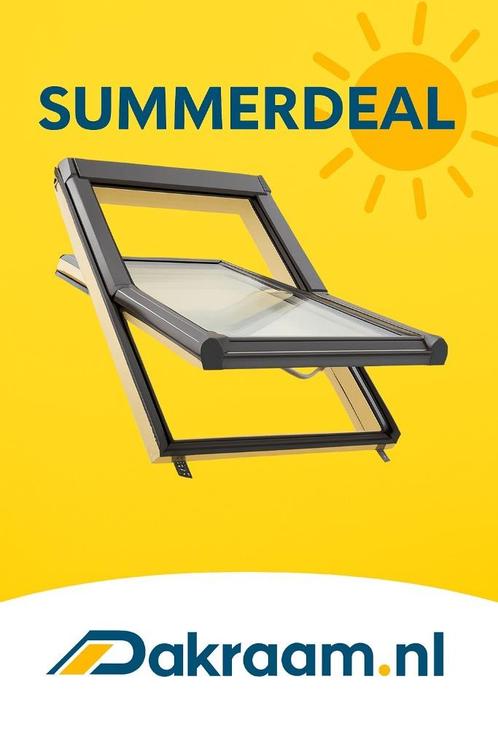 Roto Designo R7 toptuimeldakraam **Summerdeal**, Doe-het-zelf en Verbouw, Glas en Ramen, Nieuw, Dakraam, Dubbelglas, Ophalen
