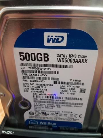 Wd 500 gb  beschikbaar voor biedingen
