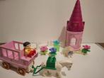 Duplo kasteel, prinses, prinses, paard en koets., Kinderen en Baby's, Speelgoed | Duplo en Lego, Ophalen of Verzenden, Gebruikt