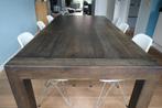 Robuuste stevige eetkamer tafel 200 x 100 cm, Ophalen, Gebruikt