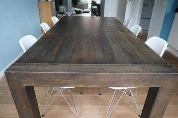 Robuuste stevige eetkamer tafel 200 x 100 cm beschikbaar voor biedingen