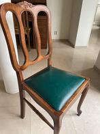 Set van stoelen in Queen Ann stijl met houtsnijwerk, Ophalen of Verzenden