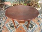 ovale tafel - jaren 30 - eikenhout, Ophalen, Gebruikt, 100 tot 150 cm, Eikenhout