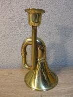 Koperen miniatuur trompet toeter, Gebruikt, Ophalen of Verzenden