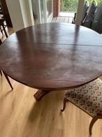 Antique Eetkamertafel, Ophalen, Gebruikt, Vijf personen of meer, 100 tot 150 cm