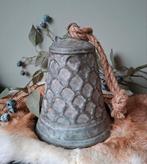 Landelijk zinken bel grijs Light & Living Kerstbel zink New, Ophalen of Verzenden, Nieuw