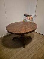 Oude ovale houten tafel, Ophalen of Verzenden