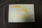 Yamaha XJ750 1981 / 1982 motorcycle owner's manual XJ 750, Motoren, Handleidingen en Instructieboekjes, Ophalen of Verzenden, Yamaha