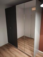 IKEA Pax Kast Antracite met spiegeldeuren, Ophalen, 200 cm of meer, Zo goed als nieuw, 200 cm of meer