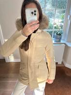 ** Beige Woolrich parka jas XS in top staat**, Ophalen of Verzenden, Zo goed als nieuw, Maat 34 (XS) of kleiner, Beige
