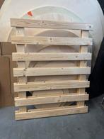Vurenhouten vlonder palet stelling kast, Ophalen, Minder dan 25 mm, Zo goed als nieuw, Plank